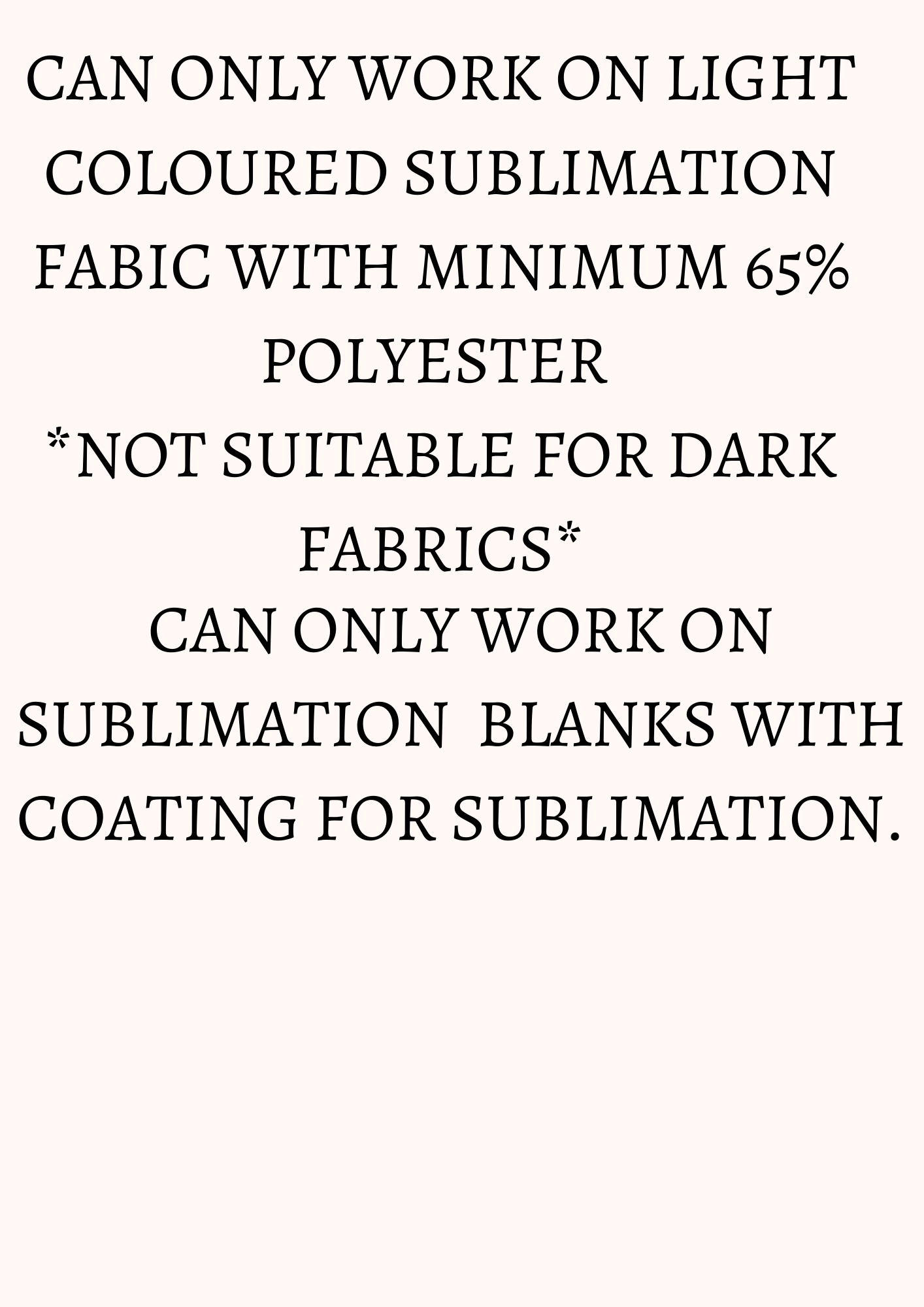 Sublimation Print