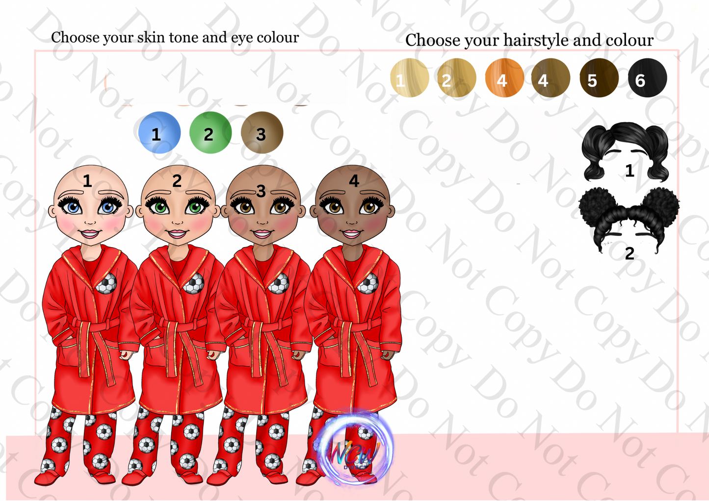 Chocolate Tub Sticker Football Christmas Express Girl