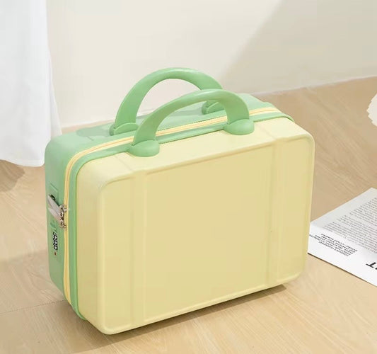 Carryon Case with Elastic Fixed Strap Zipper Closure and lock