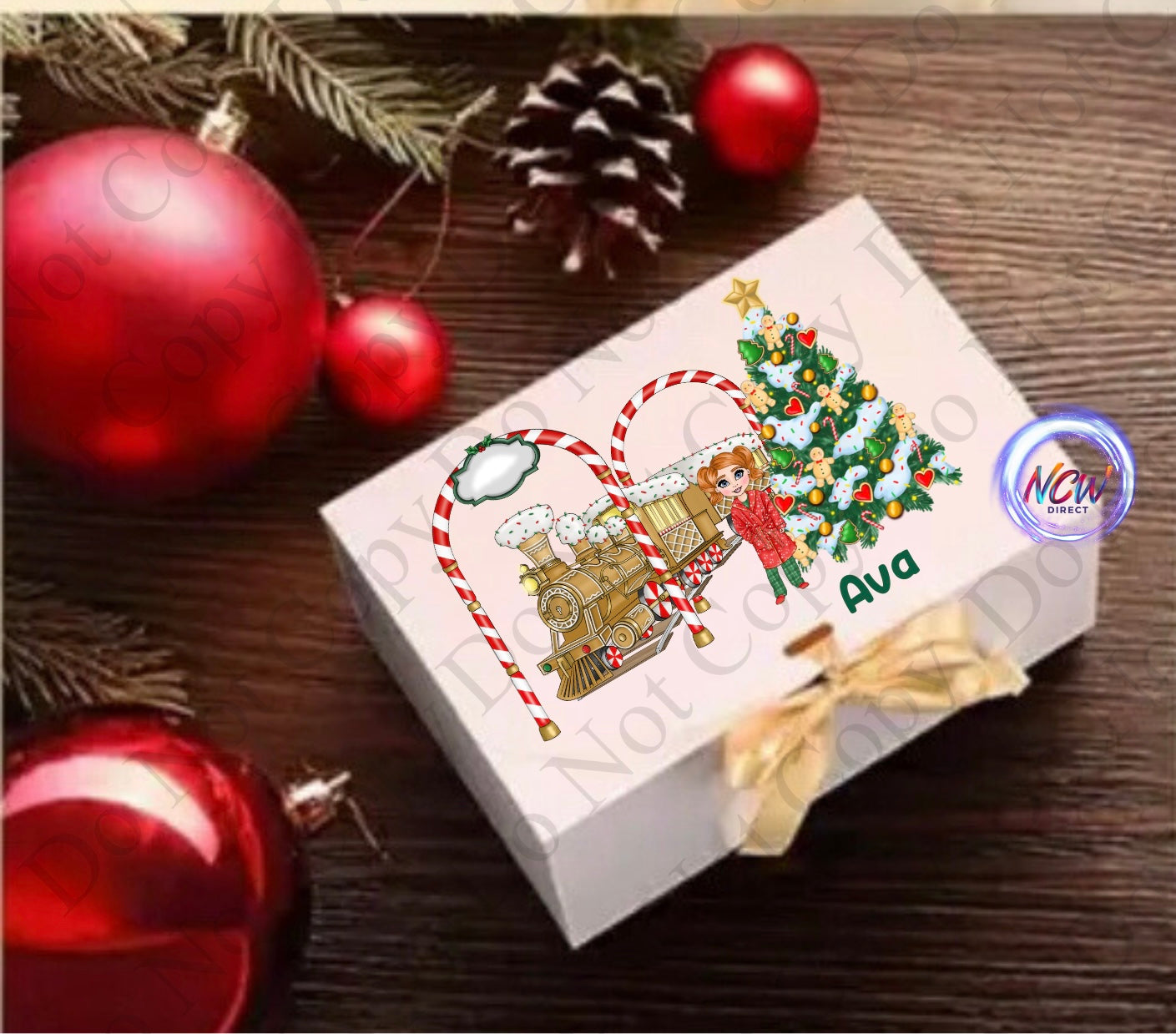 Christmas Express Gift Box Girl
