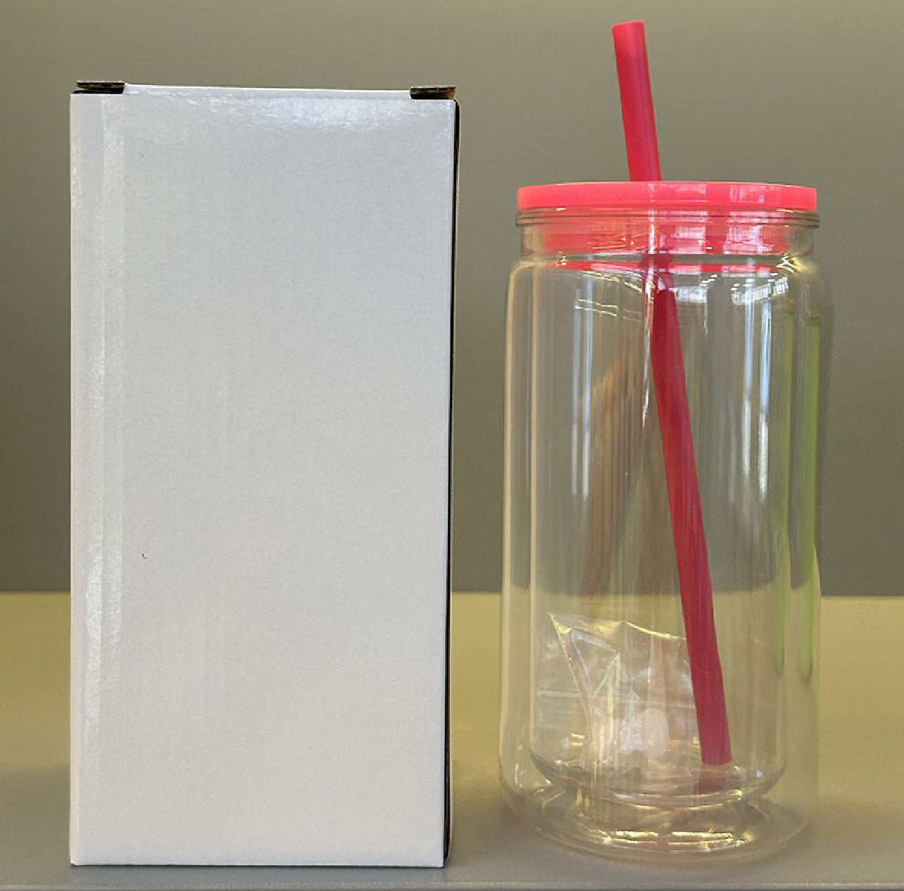 16oz Plastic Pre-Drilled snow globe Libby