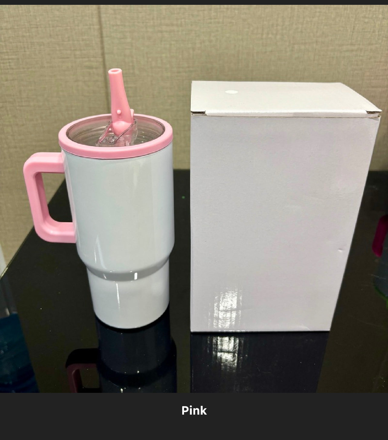 20oz Leakproof Coloured Handle Sublimation Tumblers