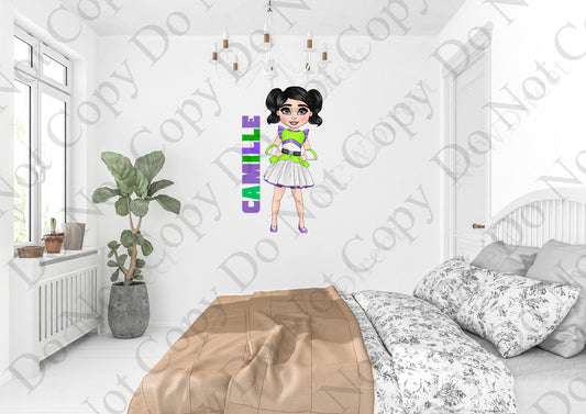 Space land Girl wallpaper