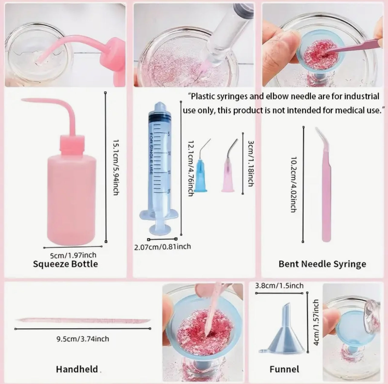 7Pcs Snow Globe making set