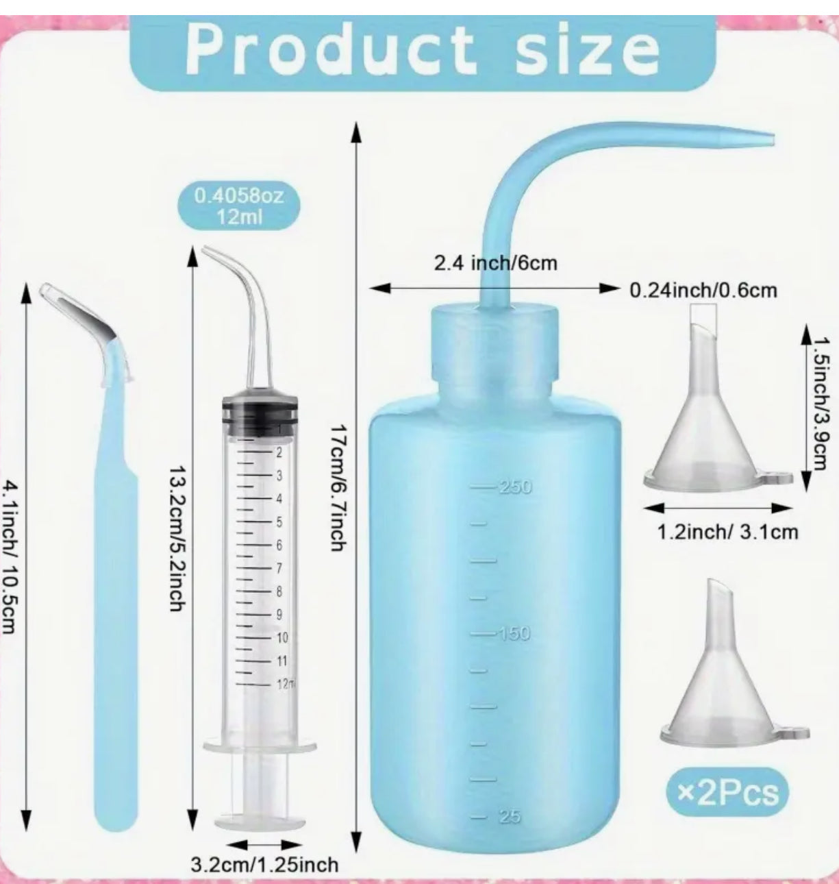 5Pcs Snow Globe making set