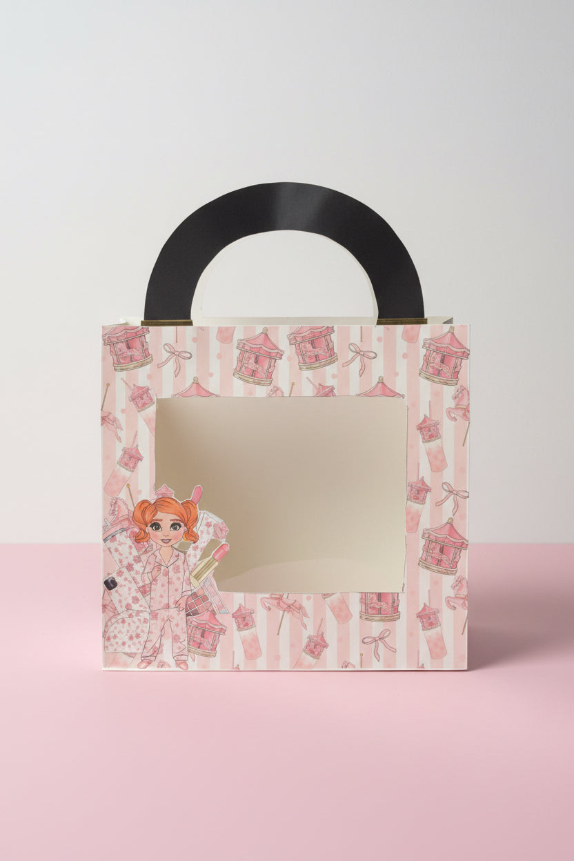 Handbag Gift Box Canva Template