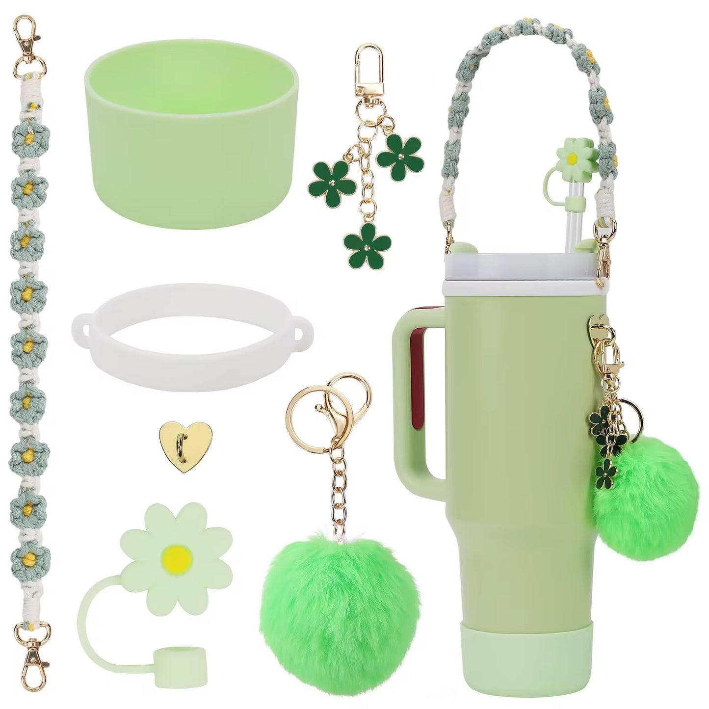 40oz Tumbler Cup Accessories Set.