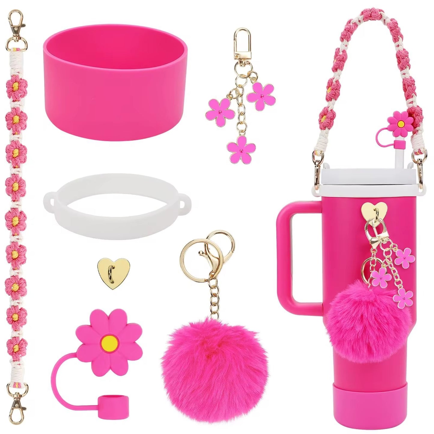 40oz Tumbler Cup Accessories Set.