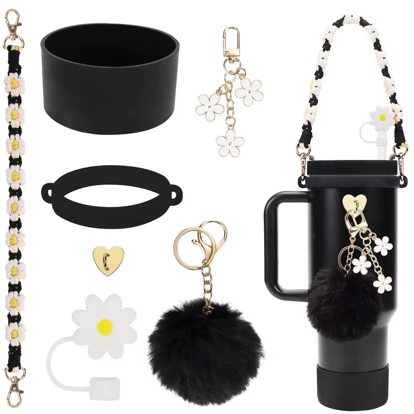40oz Tumbler Cup Accessories Set.