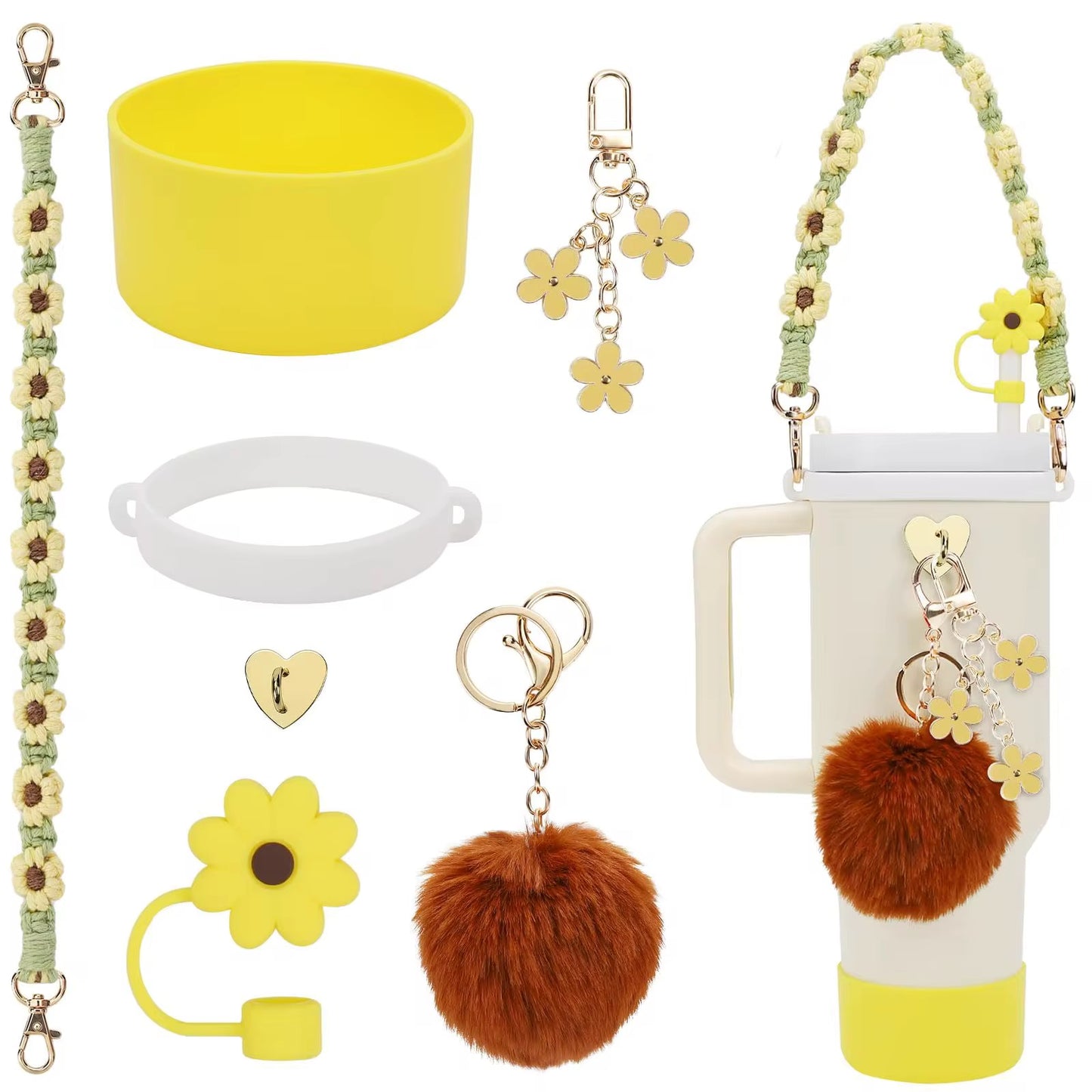 40oz Tumbler Cup Accessories Set.