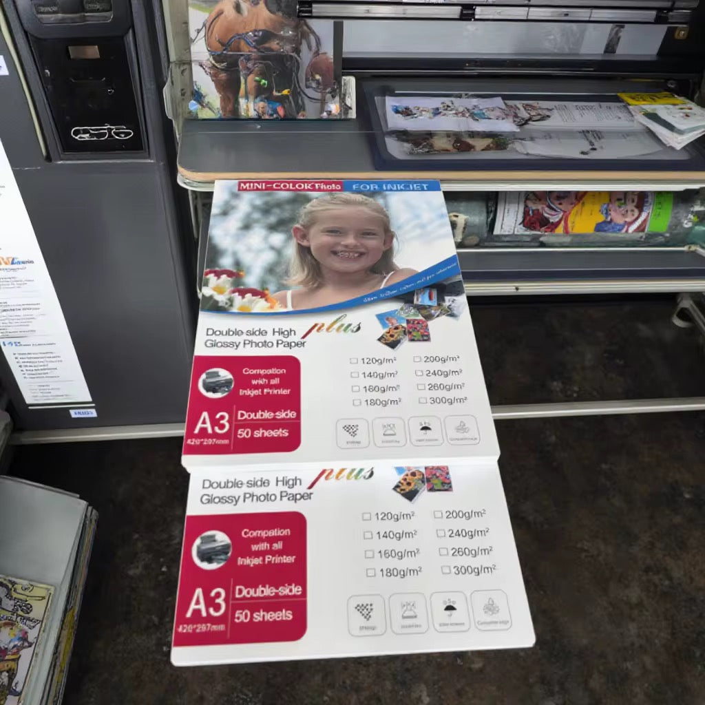 Double sided High Glossy Photo Paper 300g/m (50 sheets)