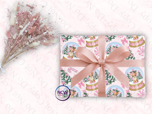 Vixen Snowglobe Wrapping paper