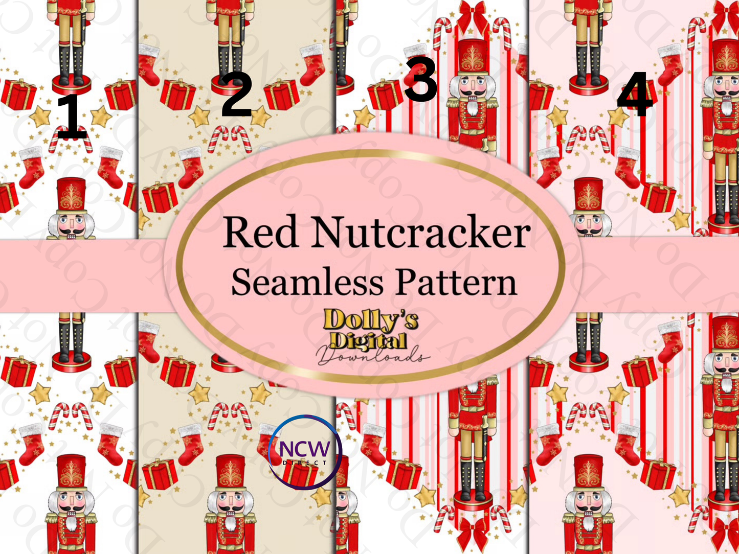 Red Nutcracker Wrapping paper