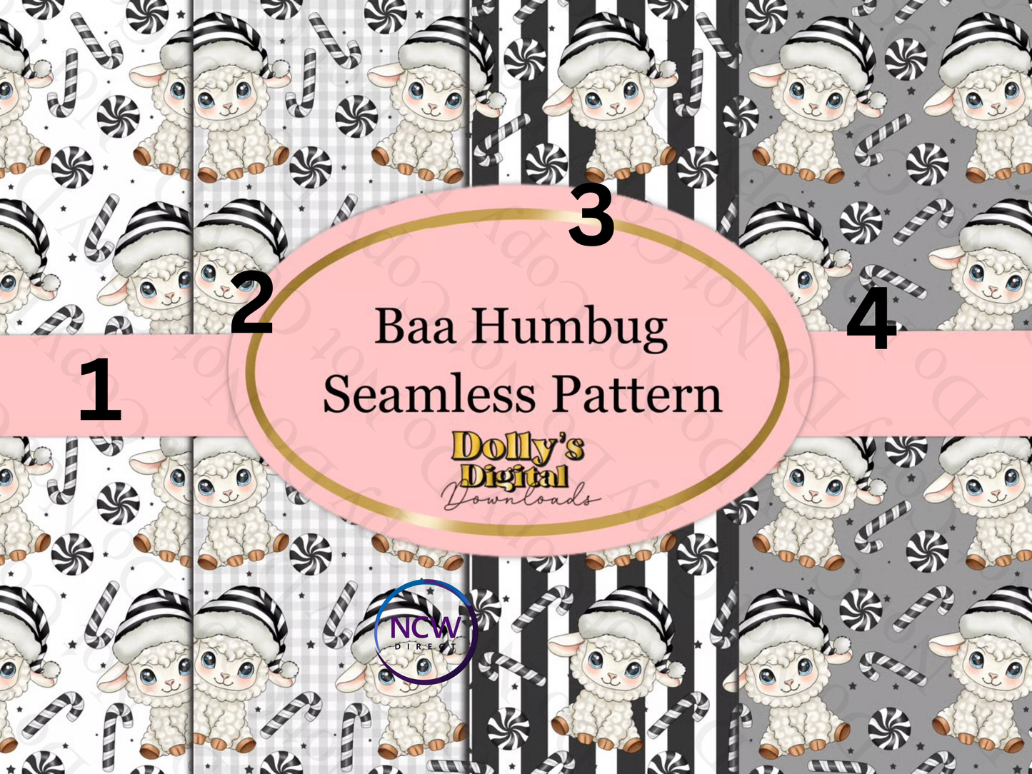 Baa Humbug Wrapping paper