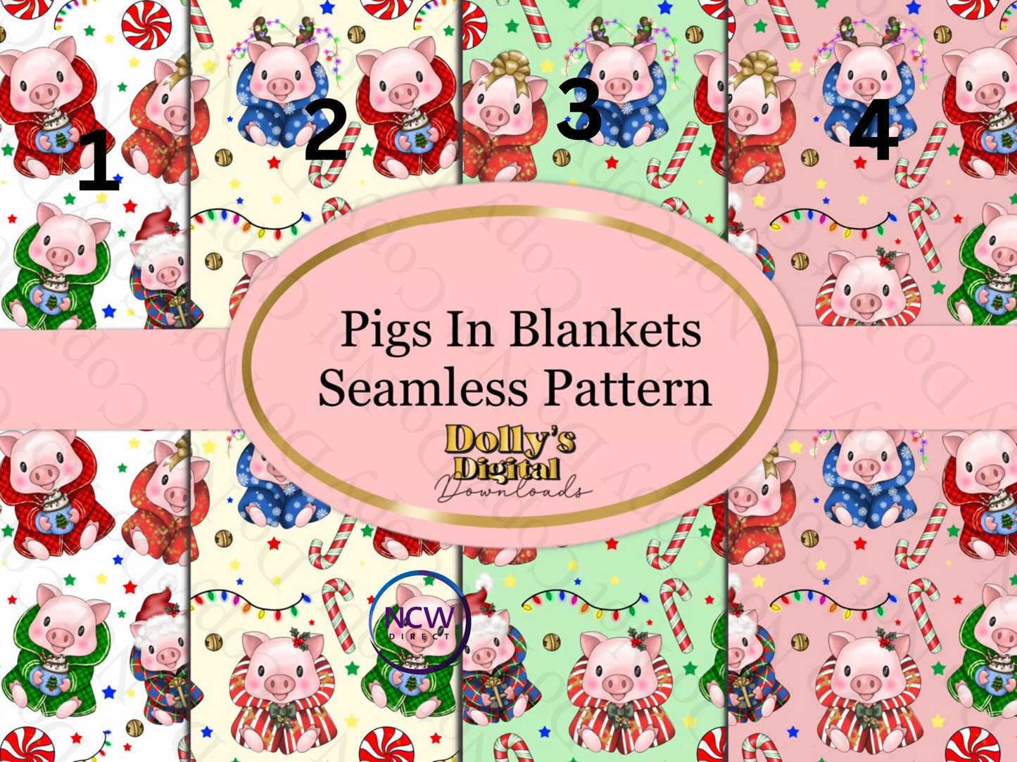 Pigs in Blankets Wrapping paper