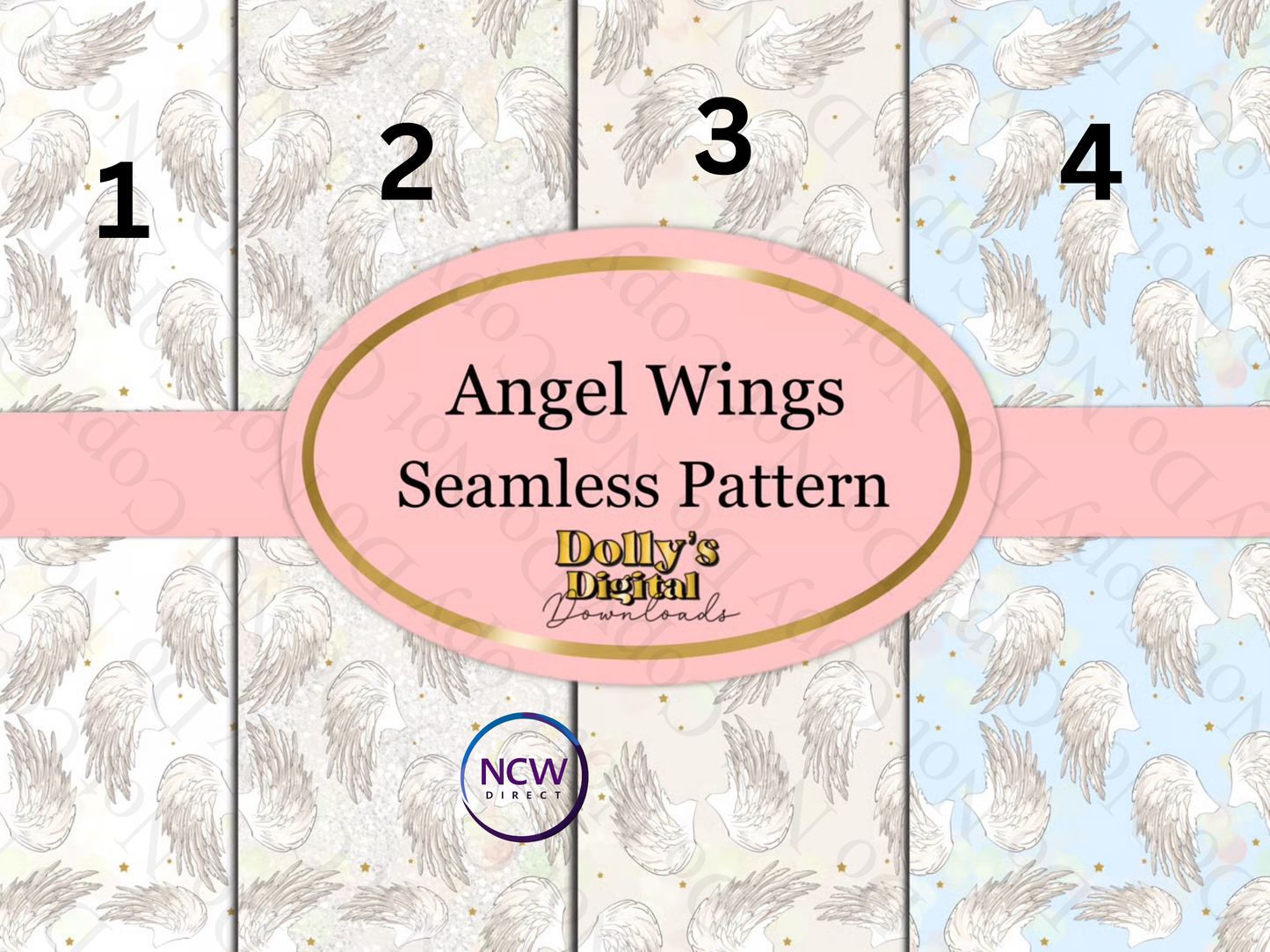 Angel Wings Wrapping paper