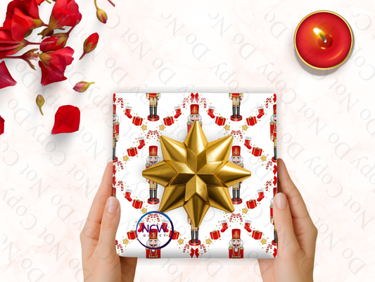 Red Nutcracker Wrapping paper