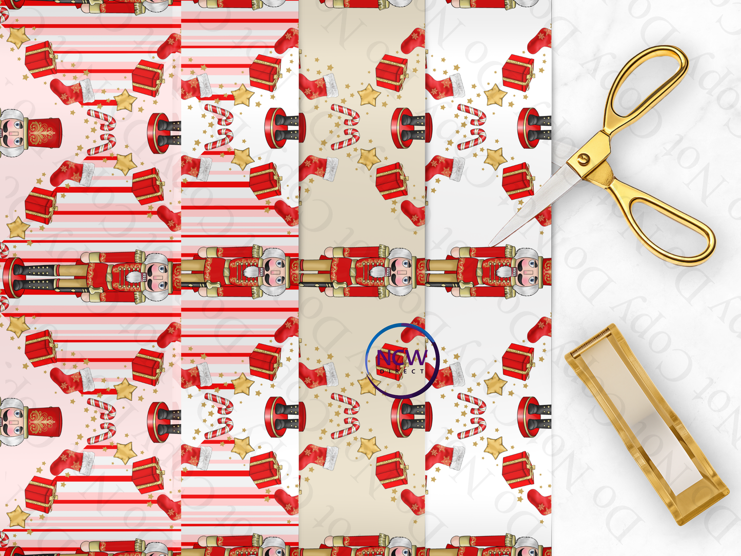 Red Nutcracker Wrapping paper