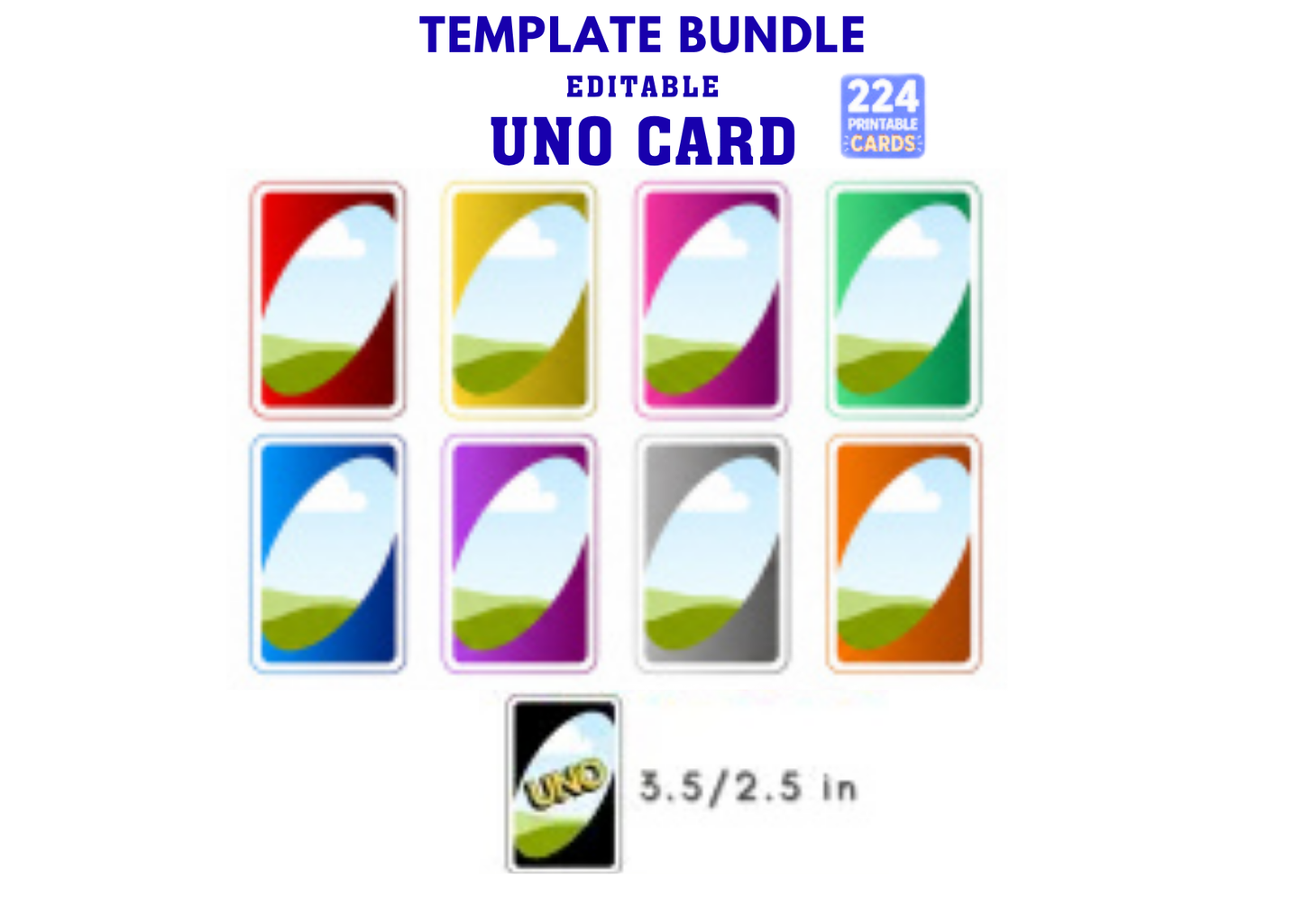 Uno Card Canva