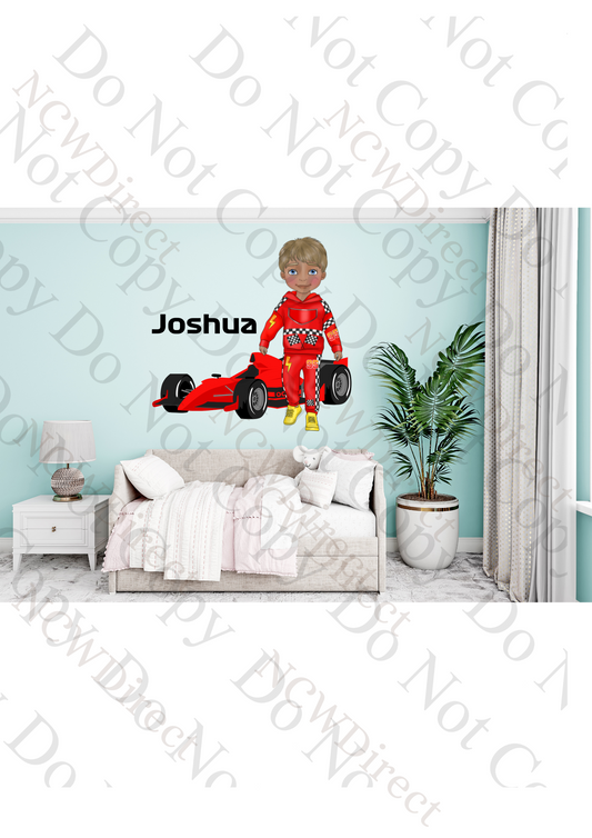 Red Cars Tracksuit Boy wallpaper