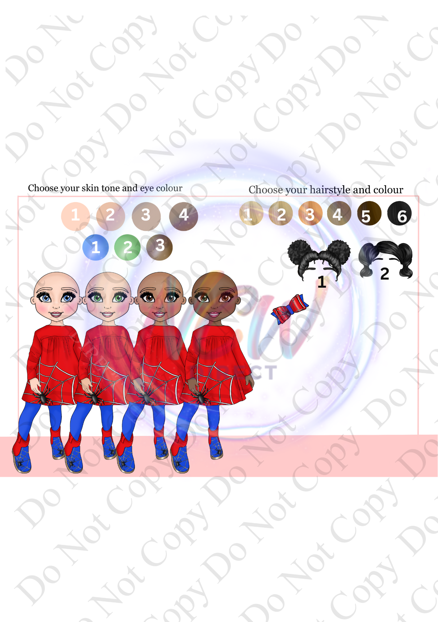 Red Web Girl When I wake up DTF