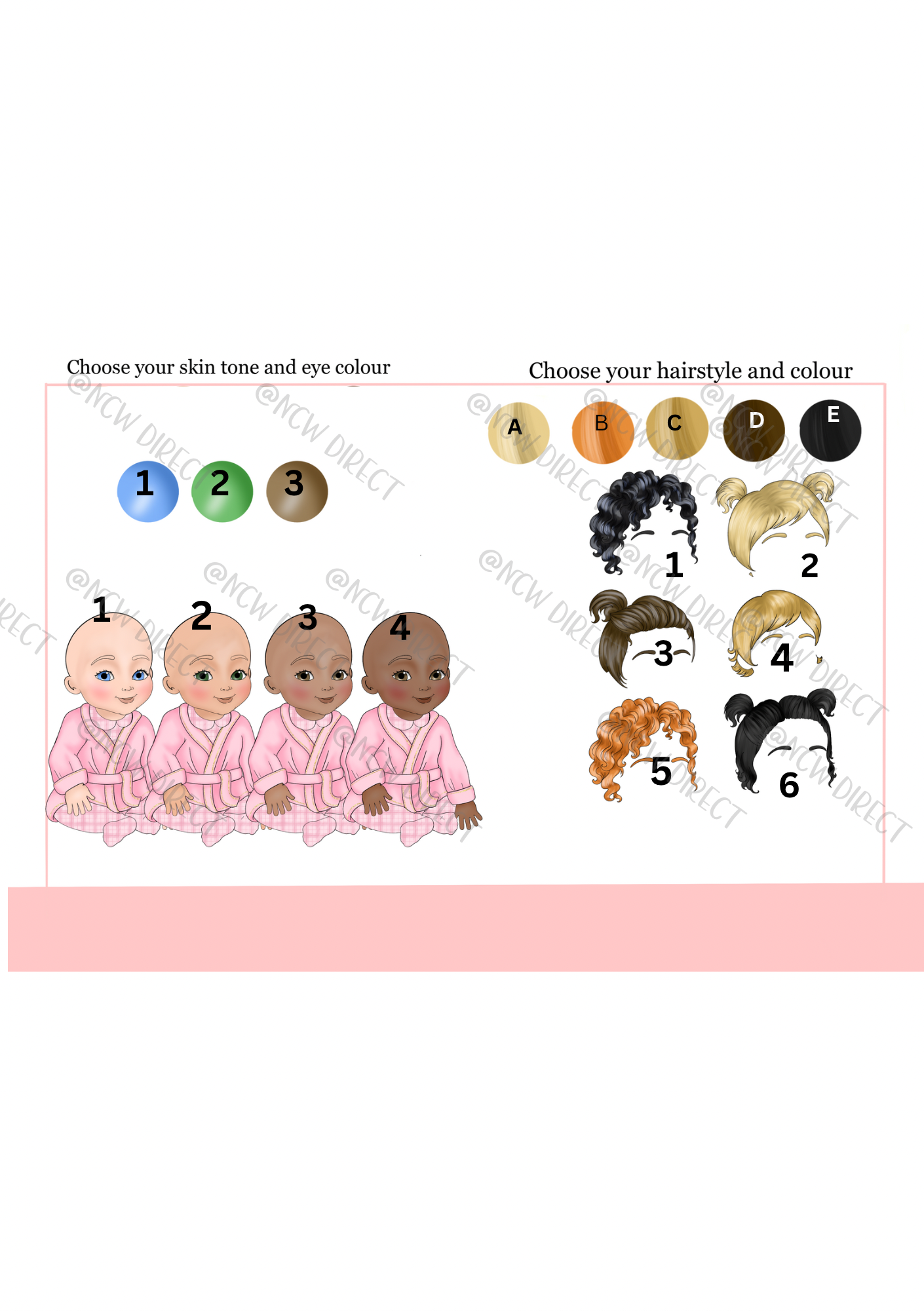 Christmas Express Baby Pink Girl UVDTF