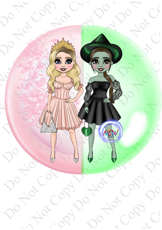 Glinda & Ella Doll DTF