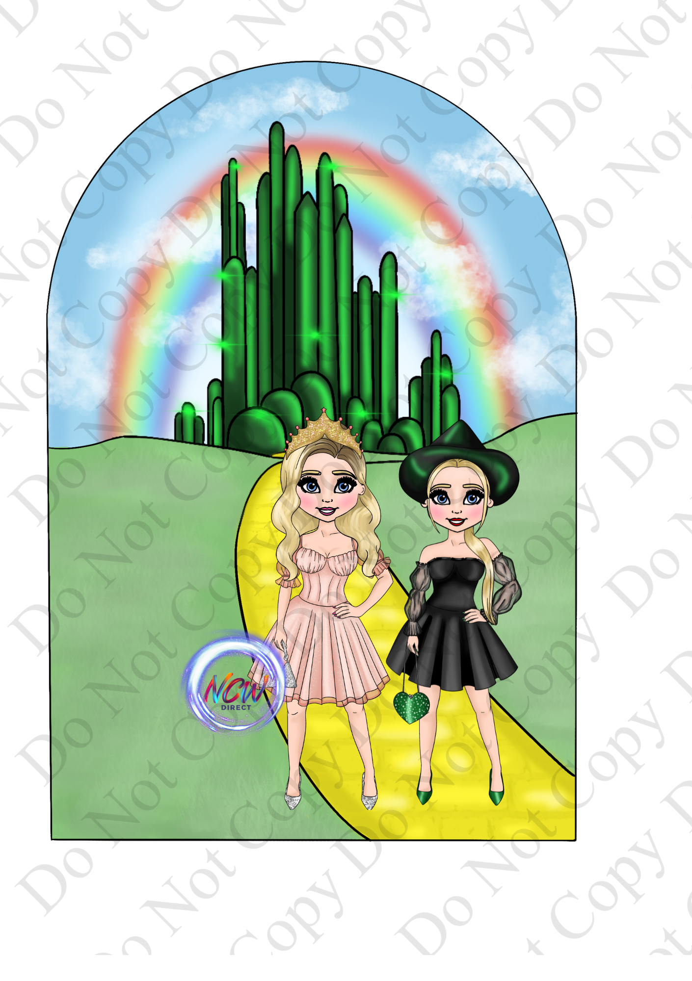Glinda & Ella Doll DTF