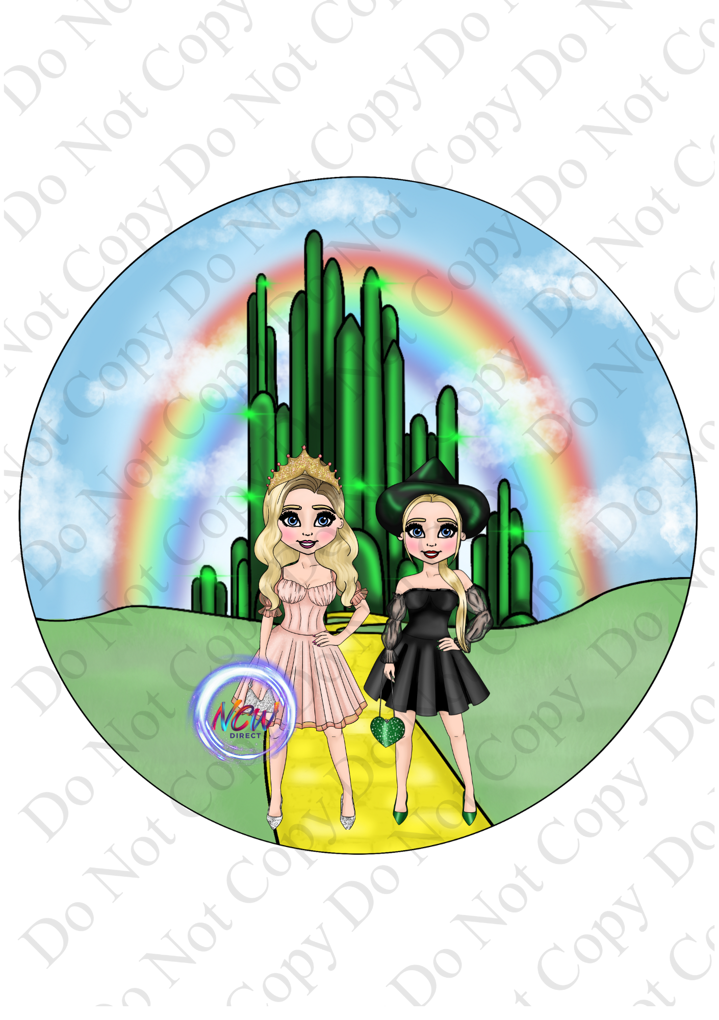 Glinda & Ella Doll DTF
