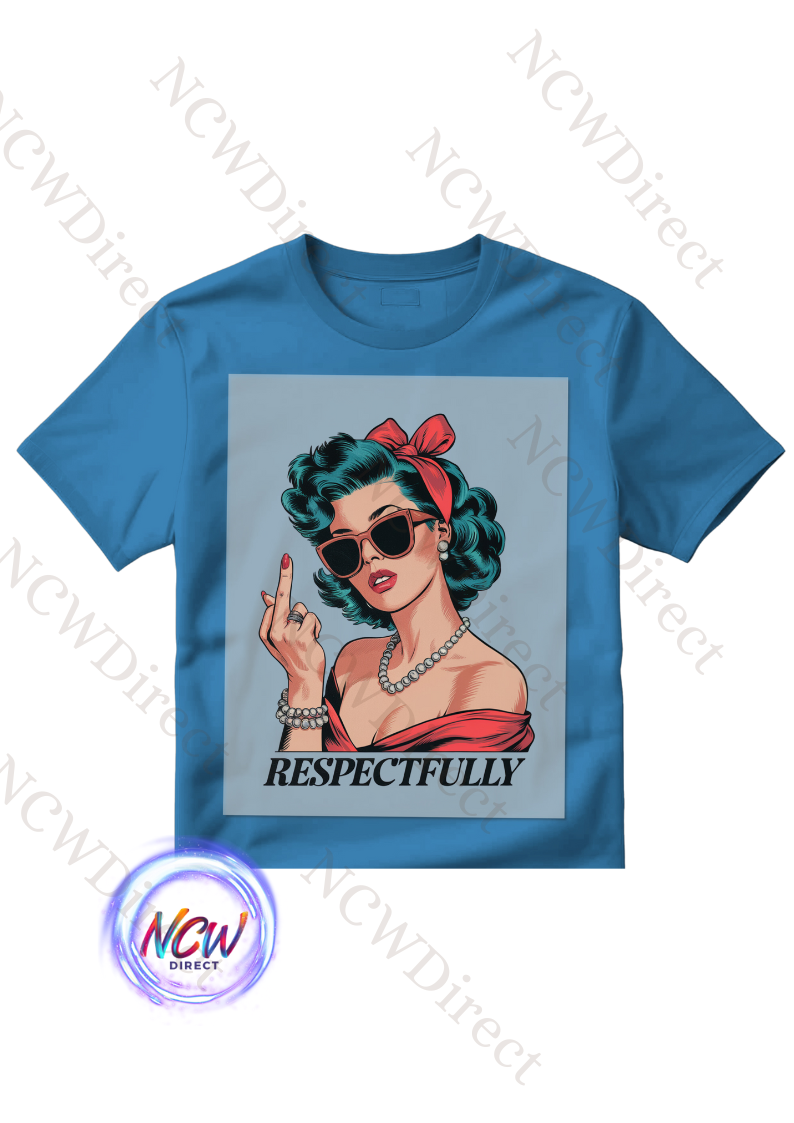 Retro Sarcasm Lady DTF