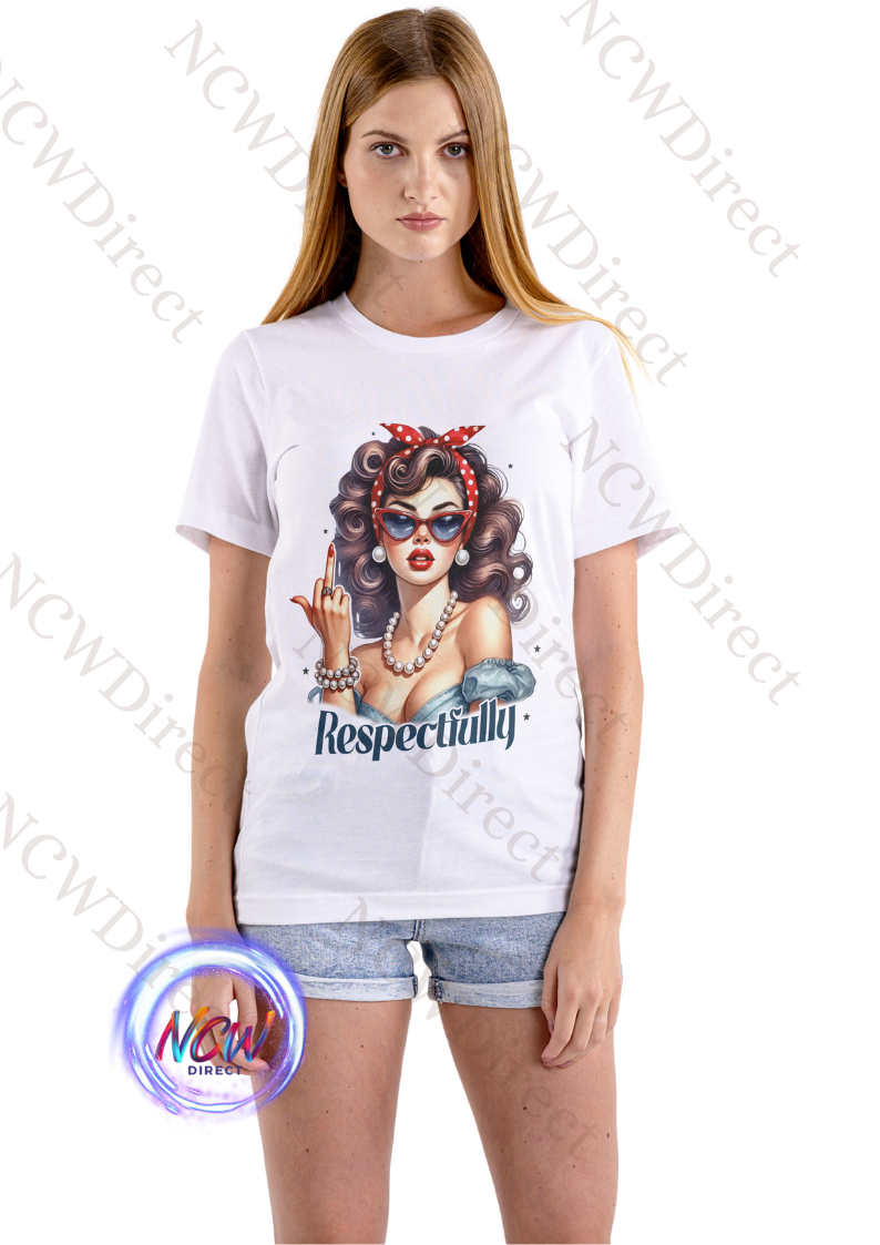 Retro Sarcasm Lady DTF