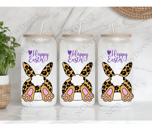 Leopard Bunny Tail Libbey Wrap