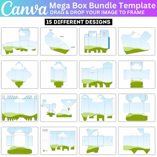 Mega Box Canva Template