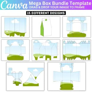 Mega Box Canva Template