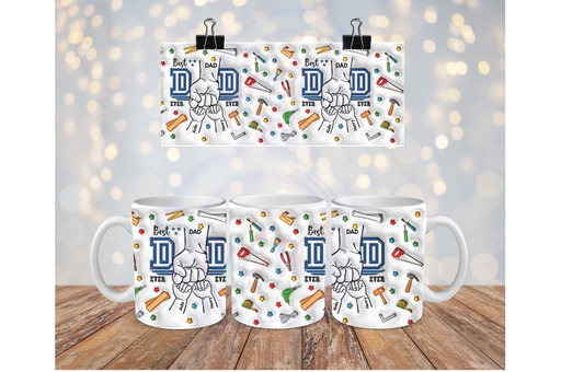 Dad fist bump Sublimation Print