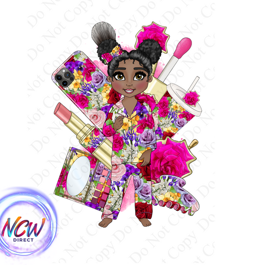 Full Blooms Todler makeup Dolly