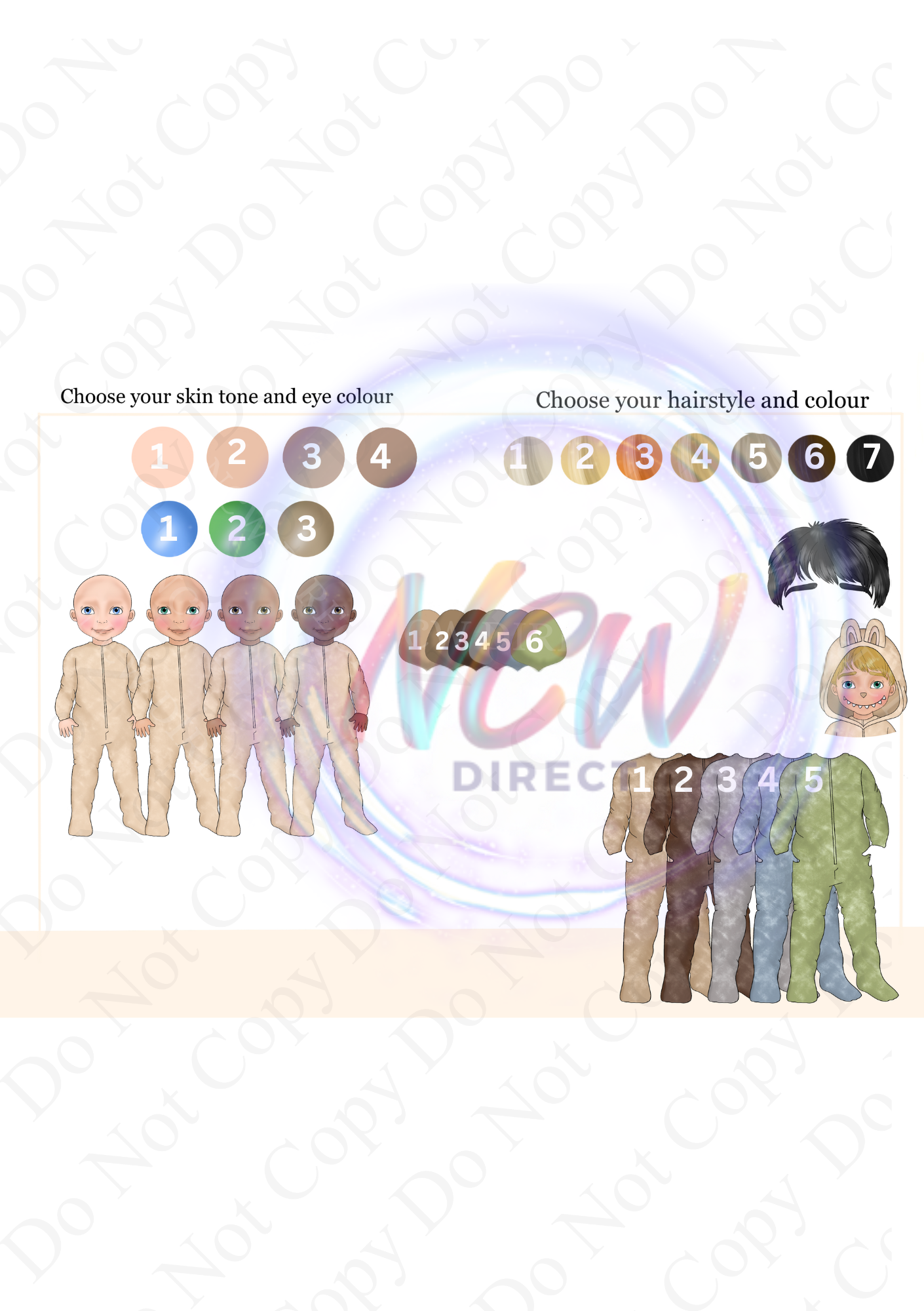 Mini Monster Toddler Boy UVDTF