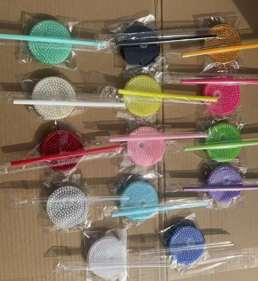 Bling Rhinestone lid set