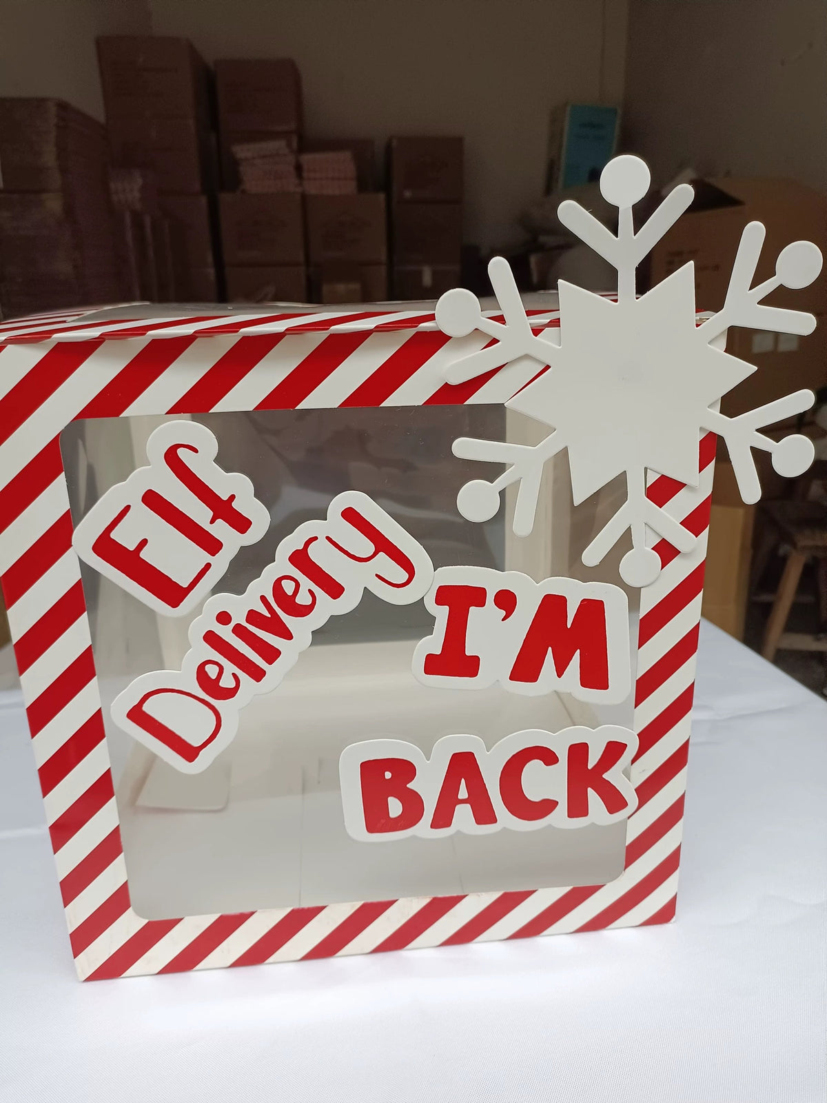 Elf Arrival Balloon Box (PRE-ORDER )