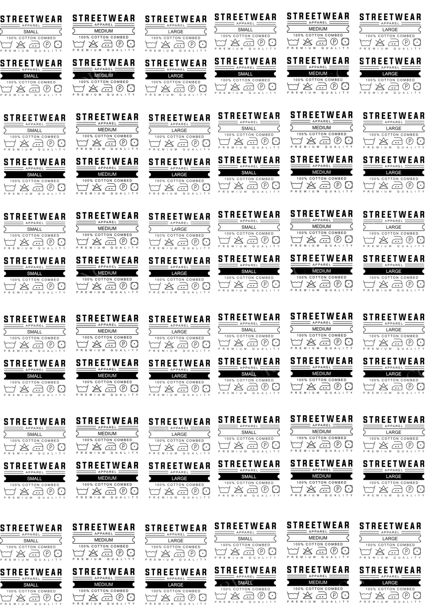 T-shirt brand Label DTF PRINT