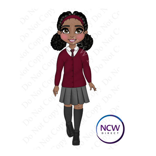 School girl Mega UVDTF