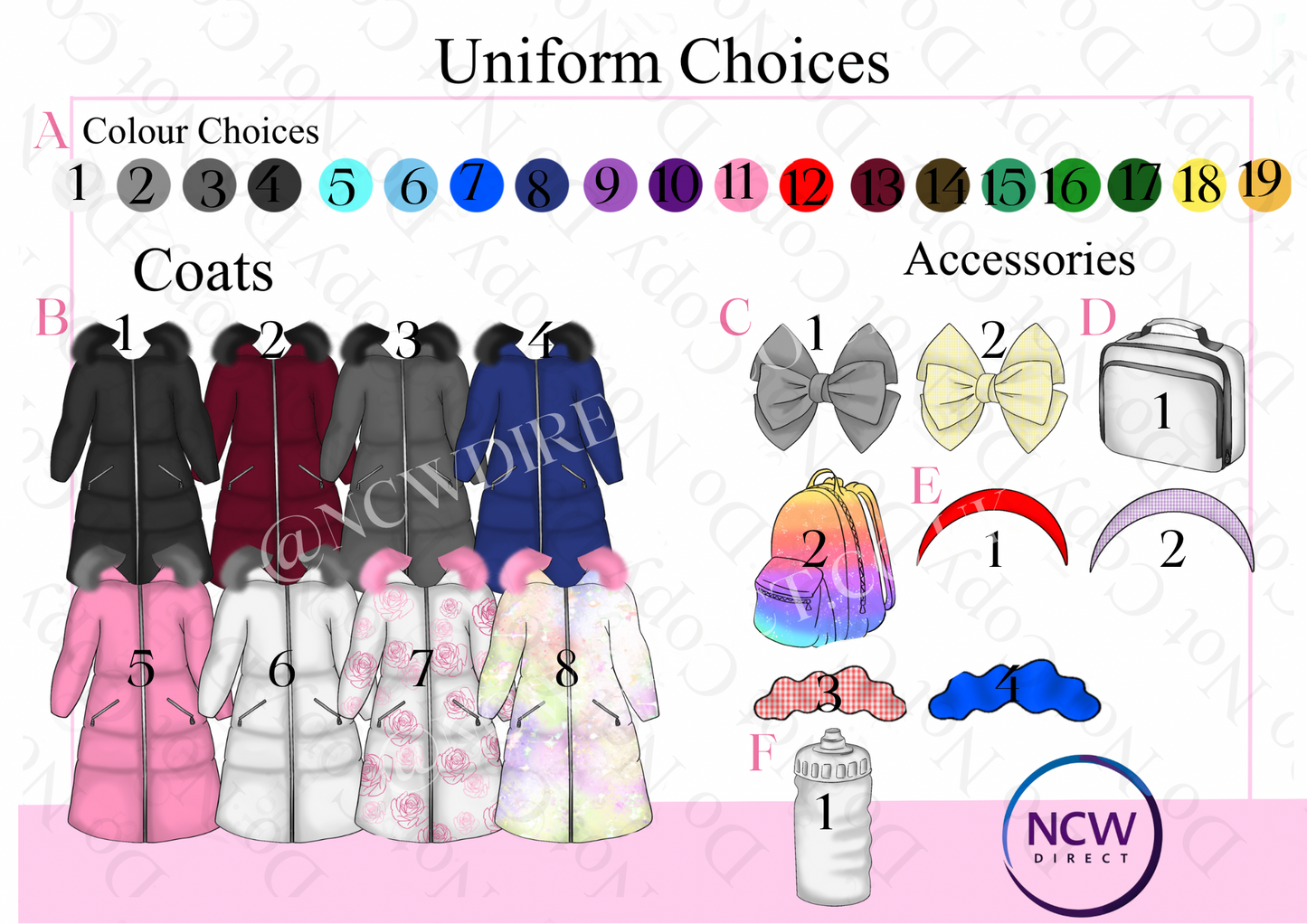 Toddler School girl Mega UVDTF