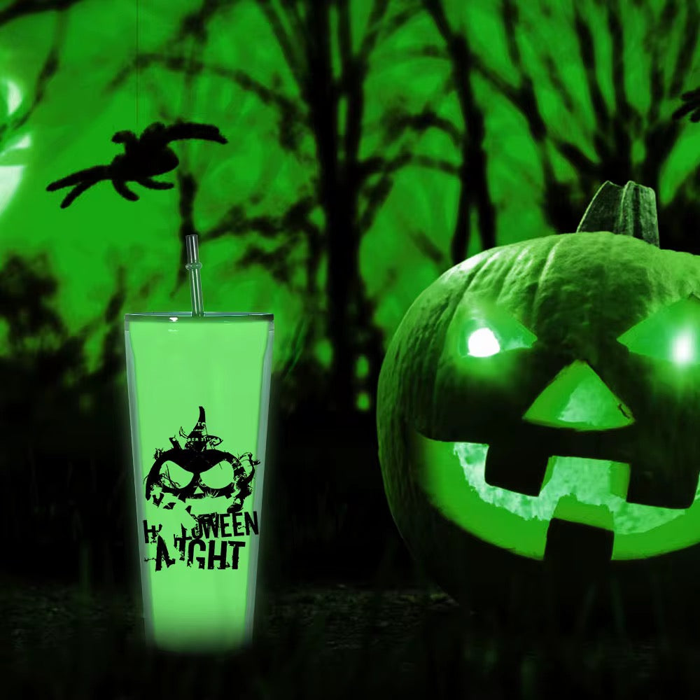 24oz Glow in the dark Insulated Pre-Drilled Tumbler