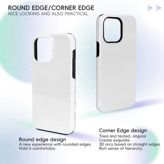 Prosub 3D Coated 2 In 1 Blank Sublimation Case For IPhone