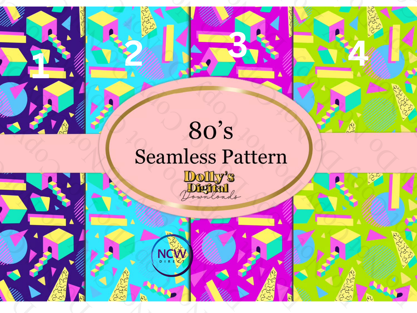 80’s wrapping paper