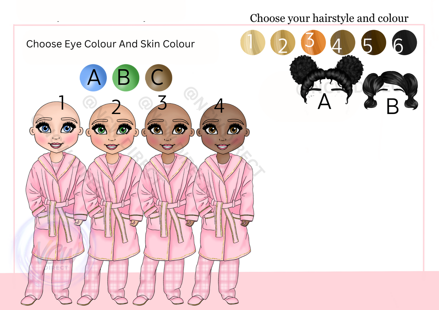 Christmas Express Girl DTF Print