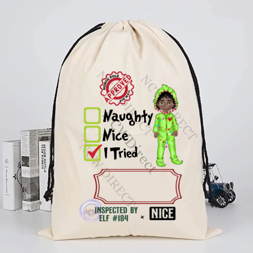 Green North Pole Approved DTF Print Toddler Boy