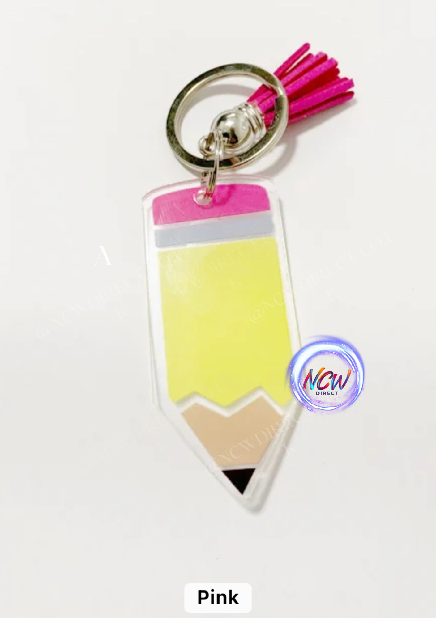 Acrylic Pencil Keyring