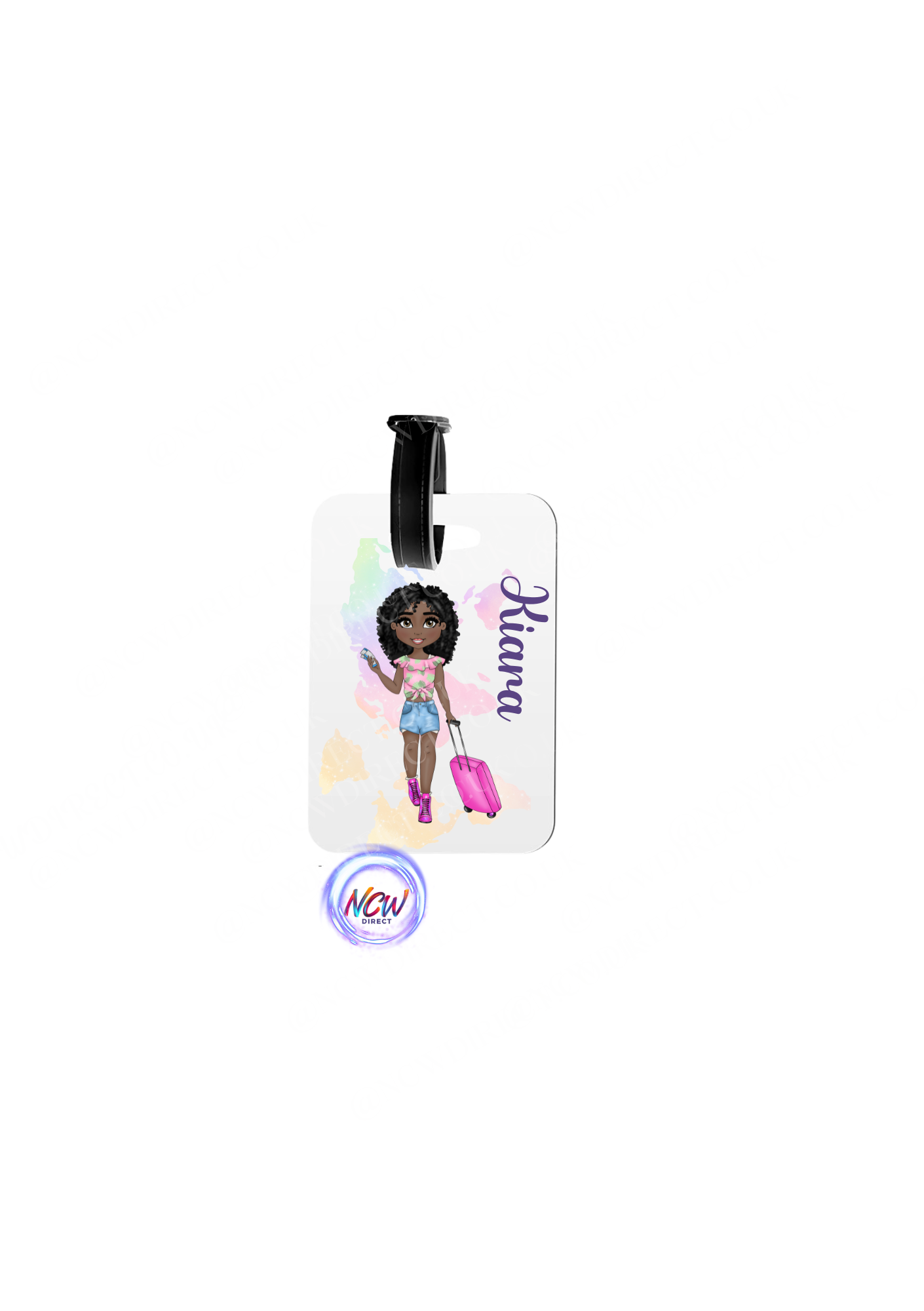 PU Sublimation Luggage Tag