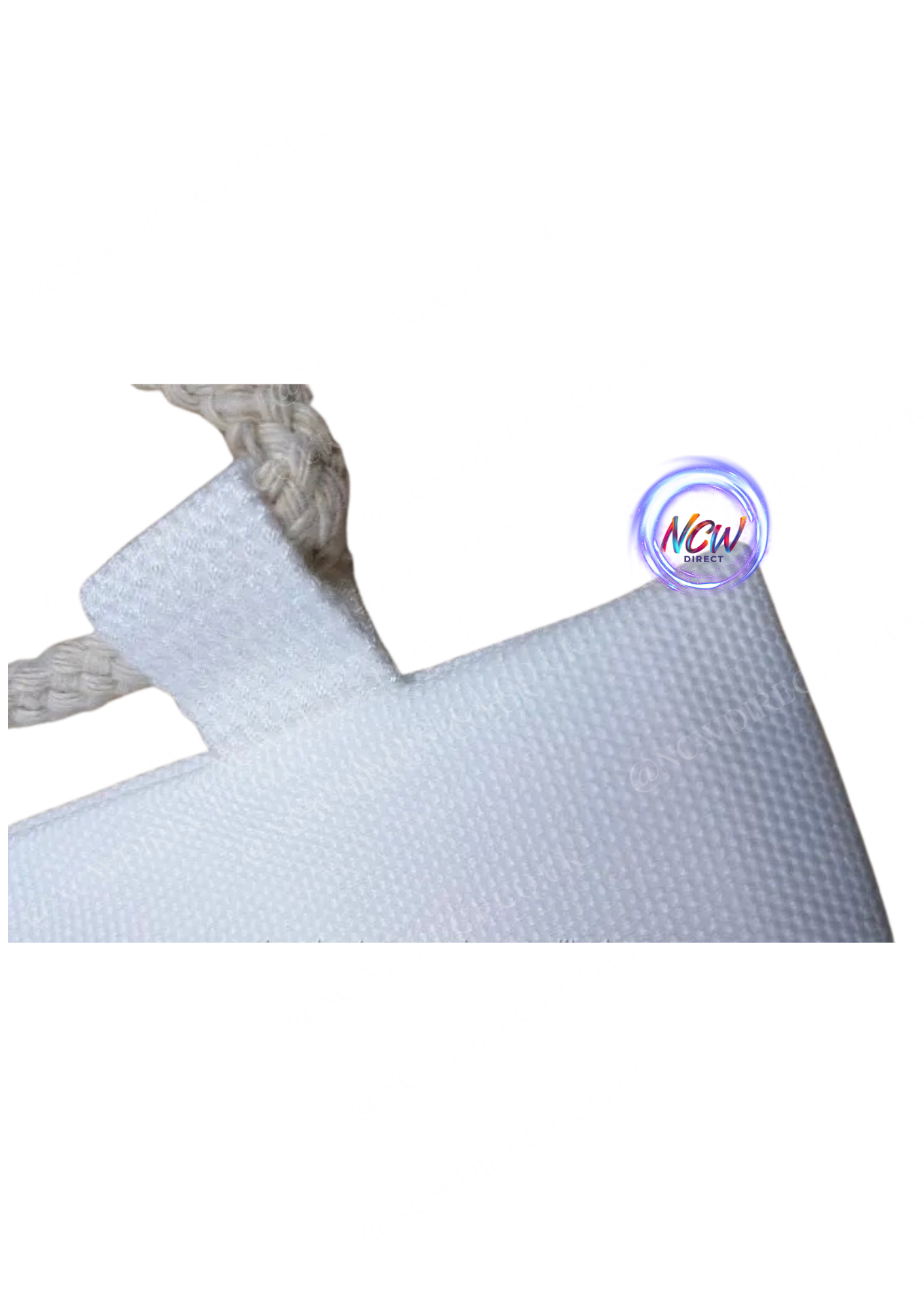 White Canvas Sublimation Draw String Bag